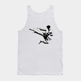 Jump kick roundhouse kick, Dollyo Chagi design Tank Top